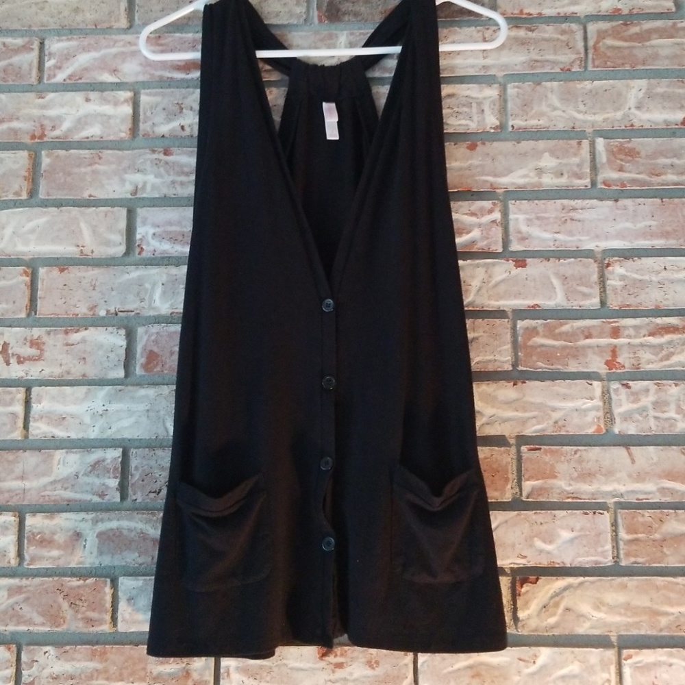 Button down vest.